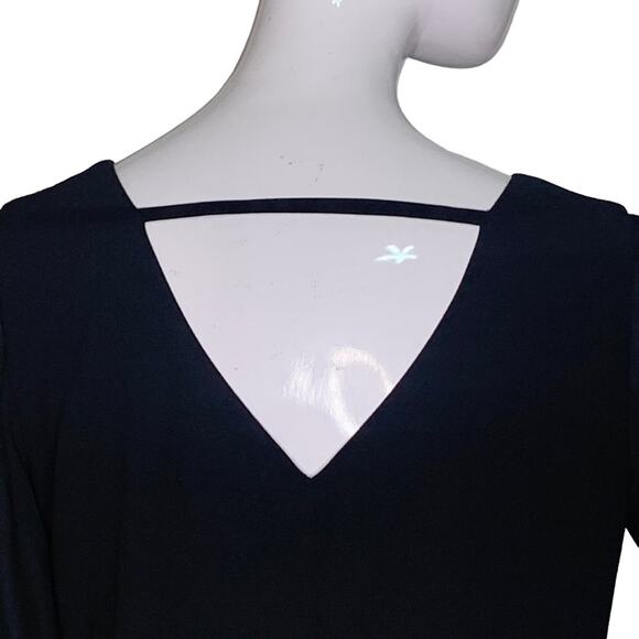 Speechless Dress Sheer Sleeve Full Lining Body Pullover Black Size S - Picture 7 of 9